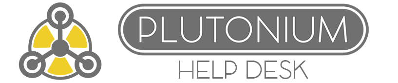 Plutonium Productions Help Desk
